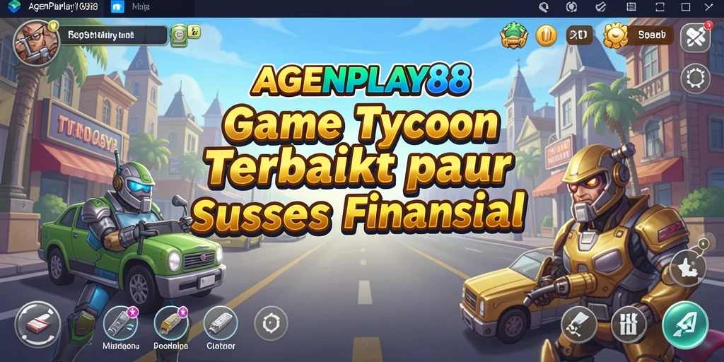 Tangkapan layar gameplay AGENPLAY88 menampilkan keseruan manajemen bisnis.