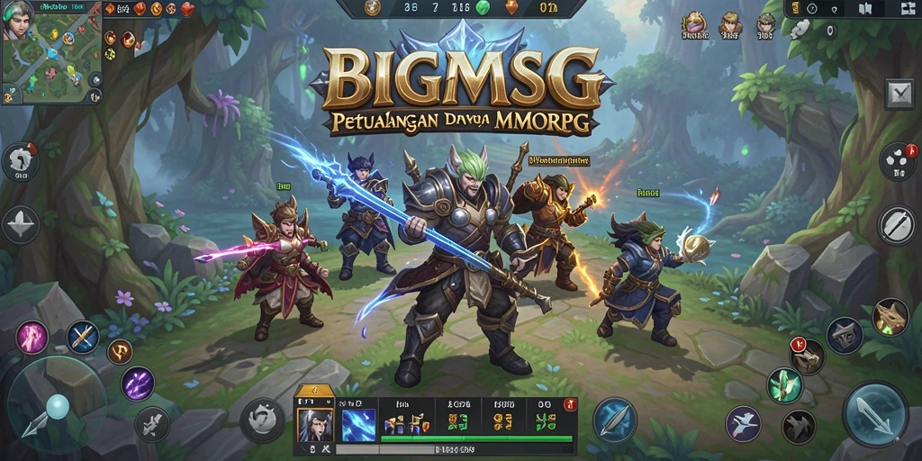 Tangkapan layar gameplay <strong>BIGMSG</strong> dengan grafis memukau dan aksi seru.