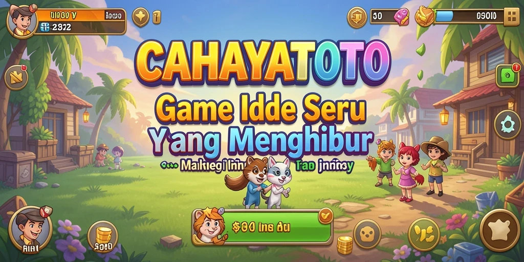 Screenshot gameplay CAHAYATOTO menampilkan karakter dalam aksi Idle yang menarik.