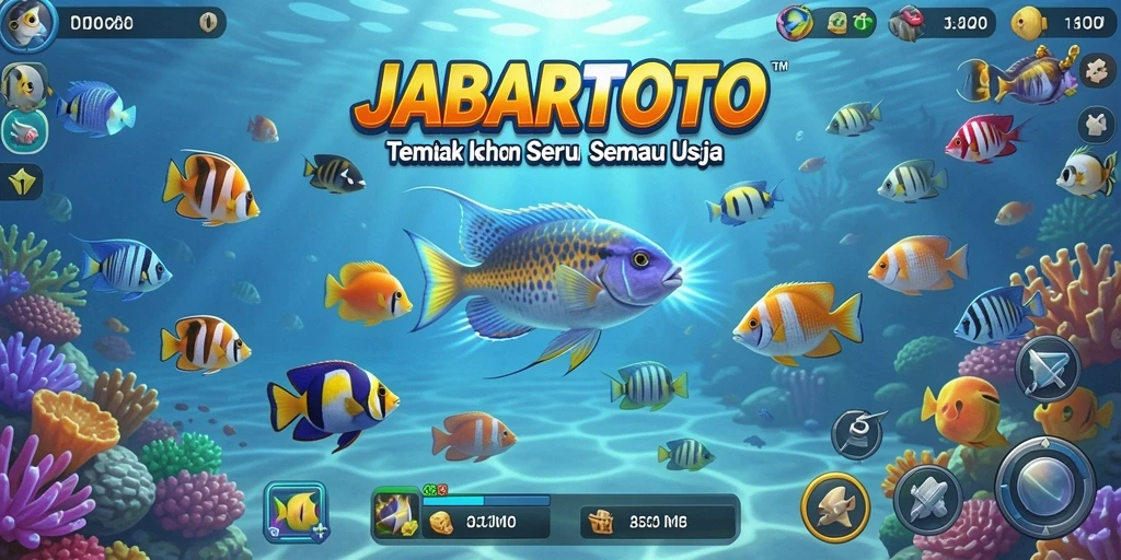 Gameplay seru JABARTOTO dengan aksi tembak ikan yang mendebarkan.