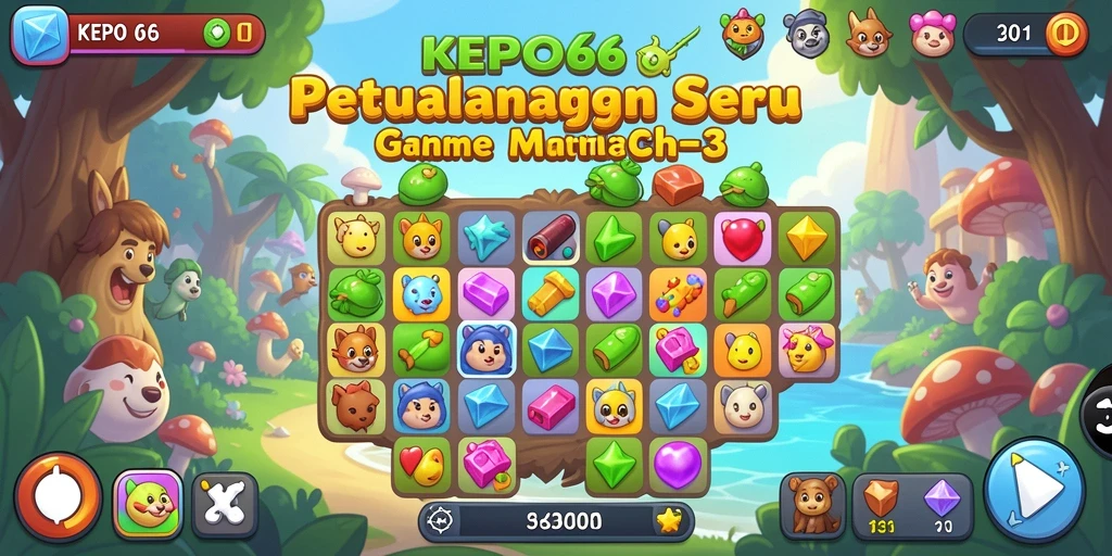 Tampilan menarik dari gameplay KEPO66 yang seru.
