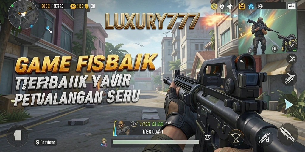 Screenshot gameplay LUXURY777 menunjukkan aksi pertempuran yang menegangkan.
