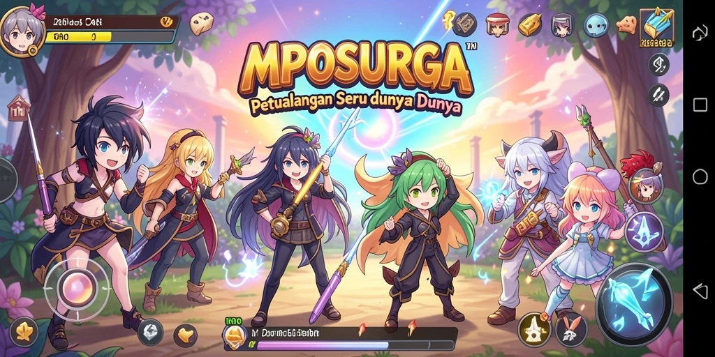 Tampilan gameplay MPOSURGA yang memukau dan penuh aksi.