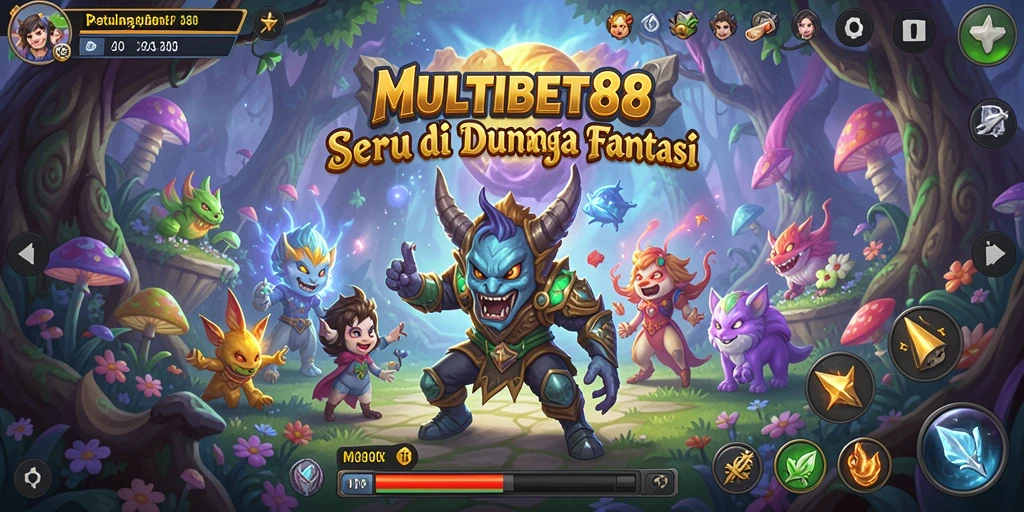 Tampilan gameplay MULTIBET88 yang menakjubkan dalam suasana petualangan.
