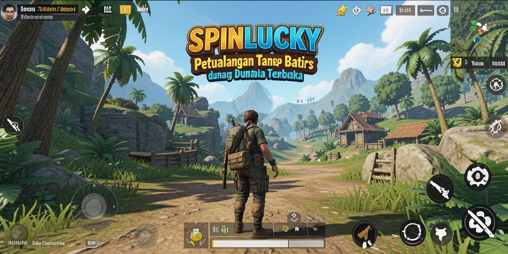 Tampilkan gameplay seru SPINLUCKY di dunia Open World yang luas.