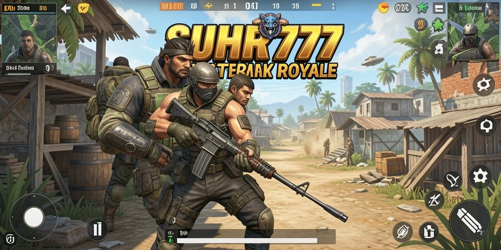 Gameplay seru dan menegangkan di arena SUHU777 Battle Royale.